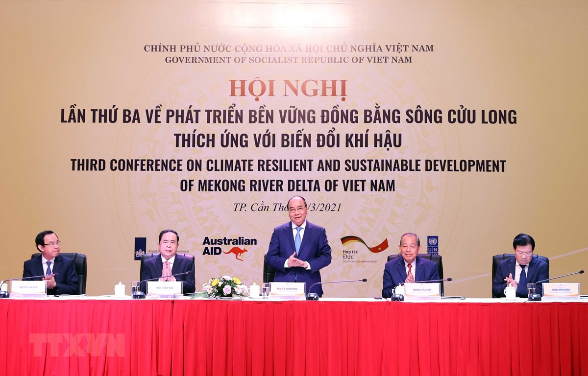 Thủ tướng Nguyễn Xuân Phúc chủ trì Hội nghị lần thứ 3 về phát triển bền vững Đồng bằng Sông Cửu Long thích ứng với biến đổi khí hậu