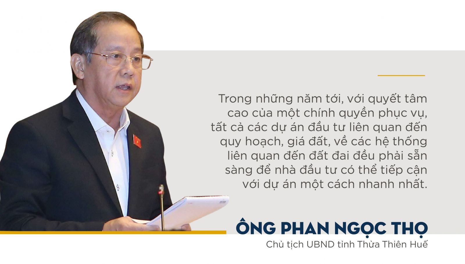 Chủ tịch UBND tỉnh Thừa Thiên - Huế Phan Ngọc Thọ
