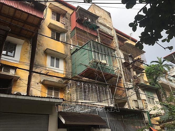 Tỷ lệ chung cư cũ được cải tạo chỉ đạt khoảng 1% trong tổng số hơn 1.500 chung cư cũ, khu tập thể cũ ở Hà Nội.