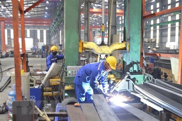 Một xưởng sản xuất tại khu công nghiệp Nguyên Khê, Hà Nội.