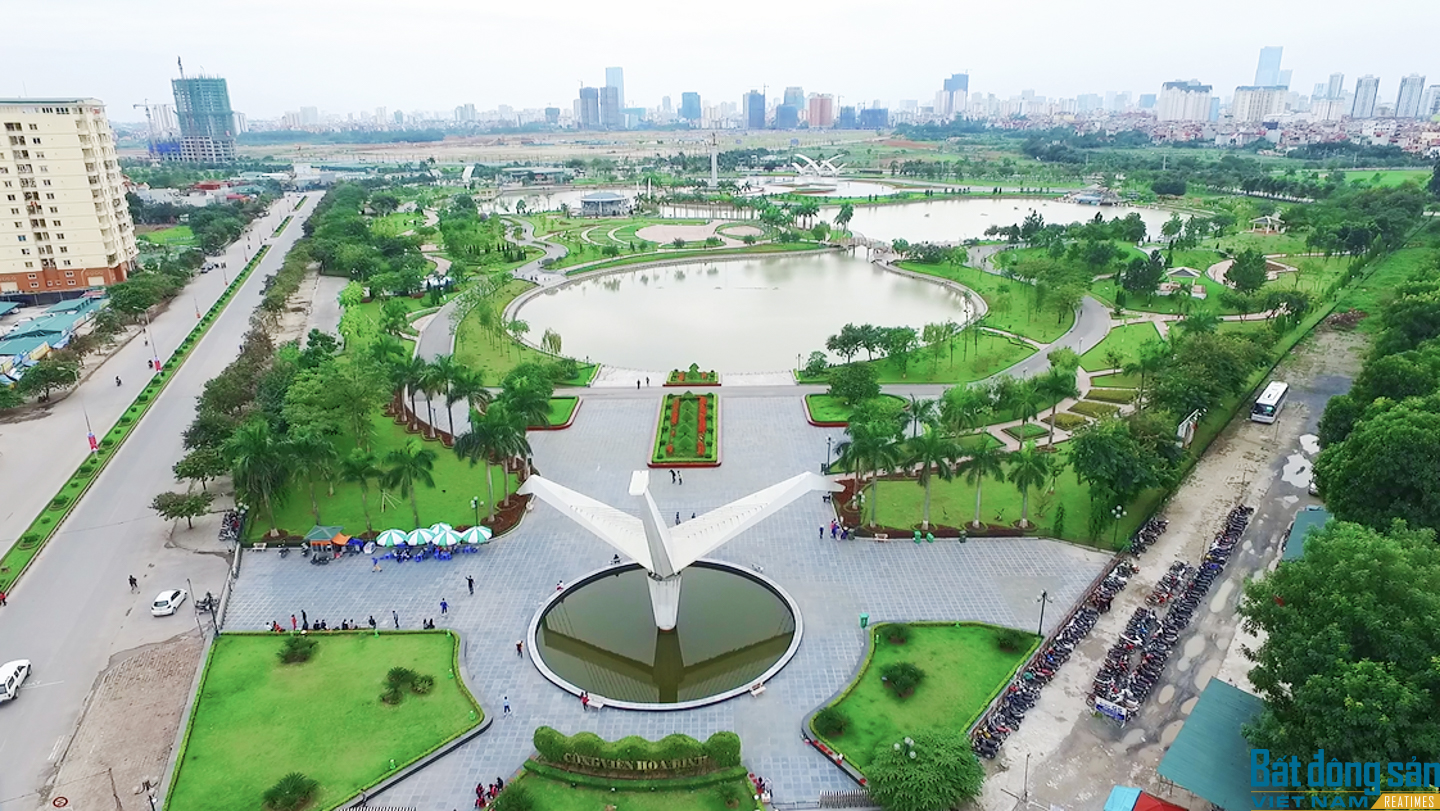 những công trình hiện đại làm thay đổi diện mạo thủ đô công viên hòa bình