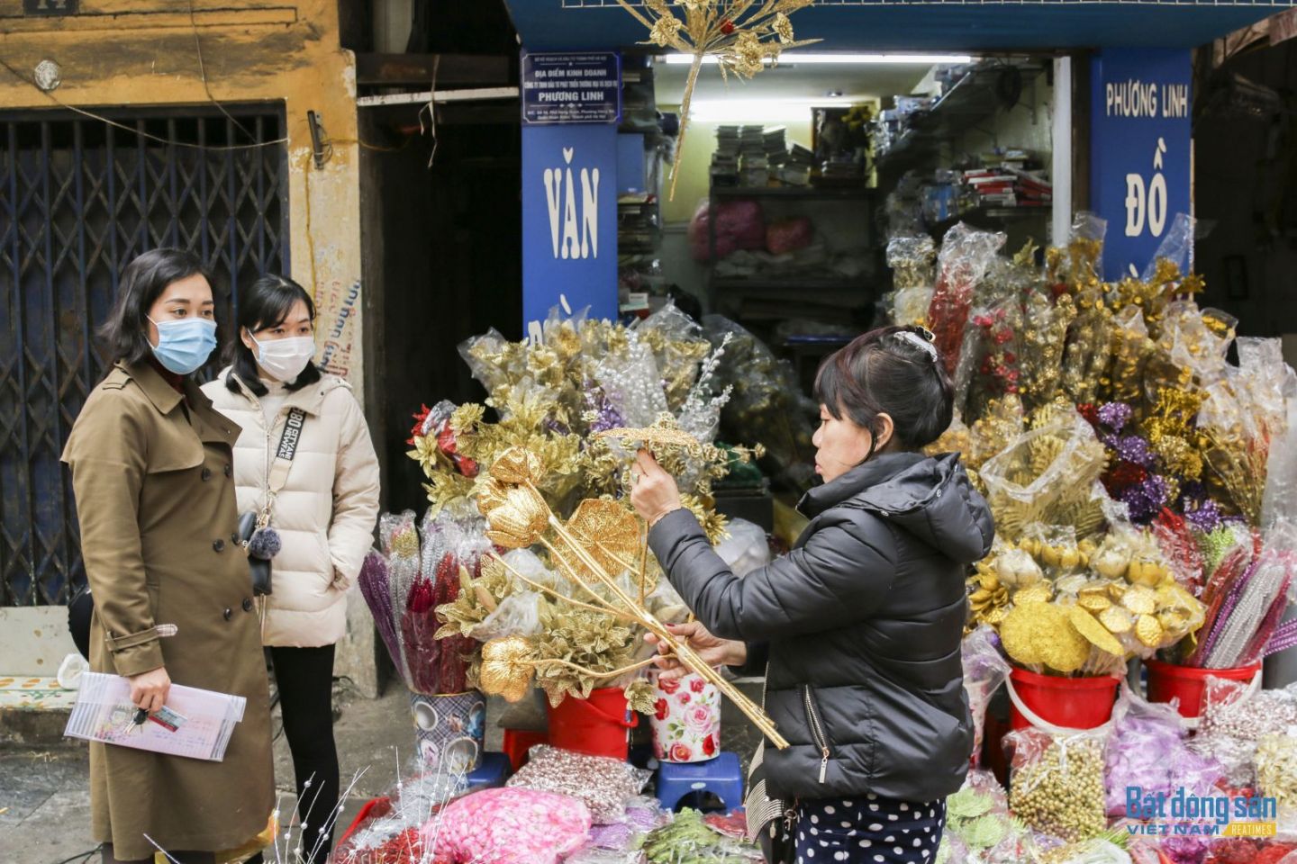 chợ hoa Hàng Lược ngày cuối năm Tết Tân Sửu