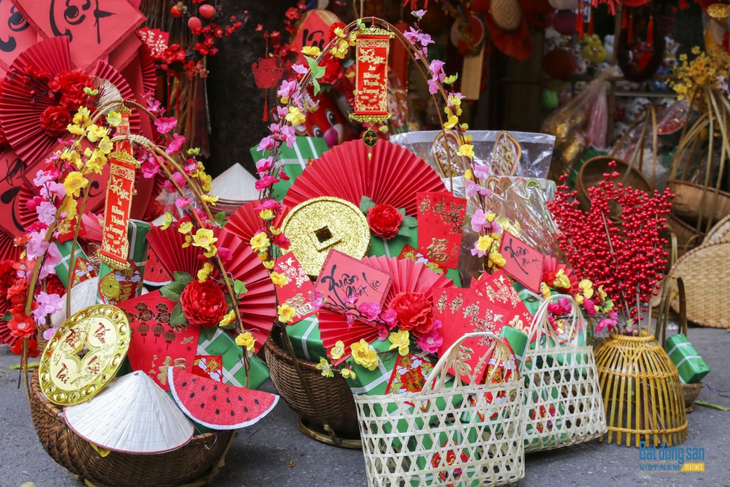 chợ hoa phố cổ Hàng Lược ngày cuối năm Tết Tân Sửu
