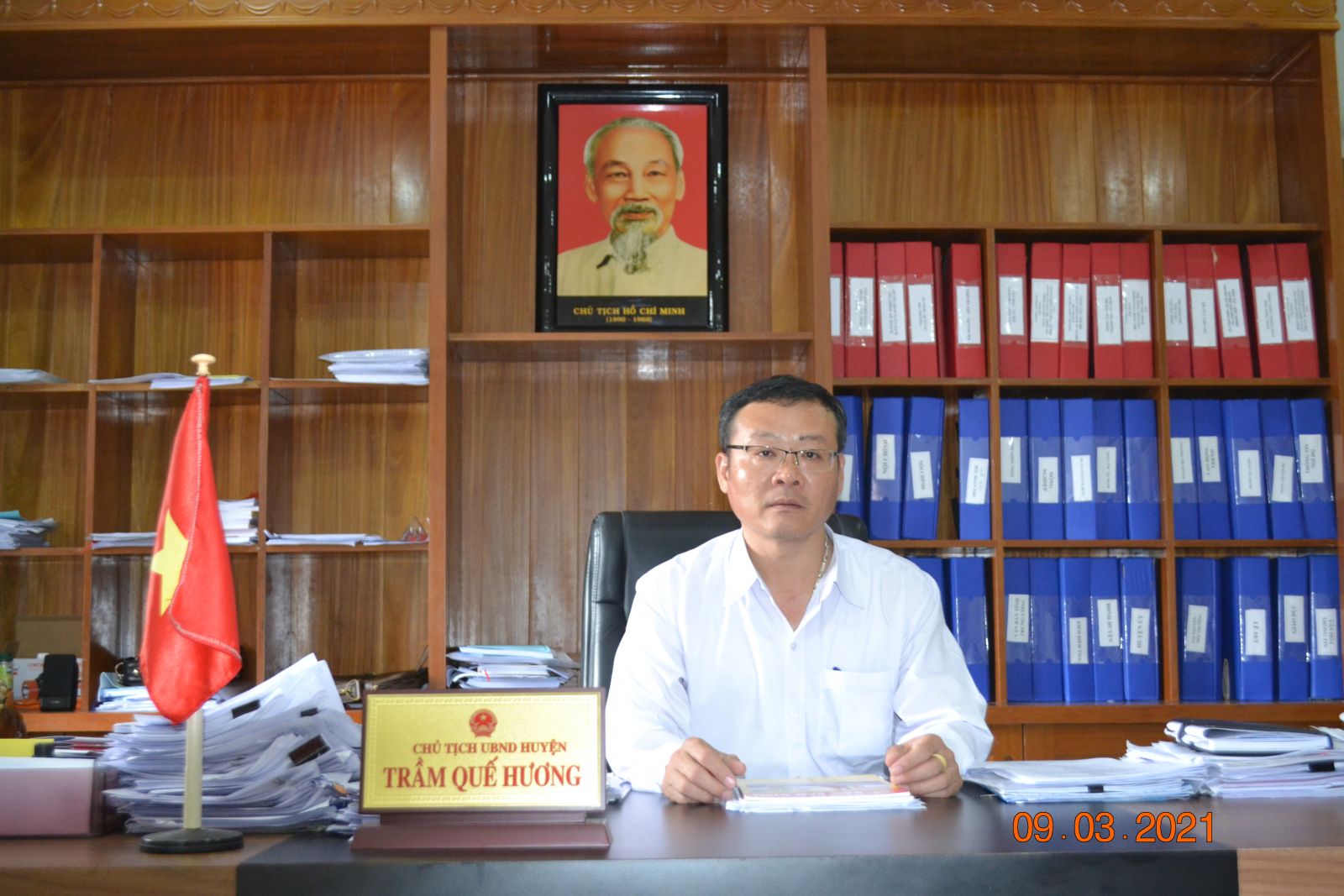 Ông Trầm Quế Hương, Chủ tịch UBND huyện Tiên Phước