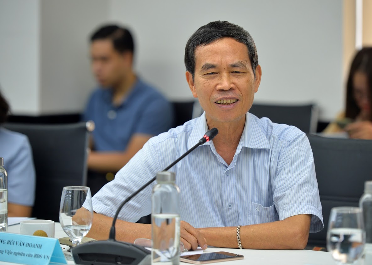 Ông Bùi Văn Doanh, Viện trưởng Viện Nghiên cứu BĐS Việt Nam