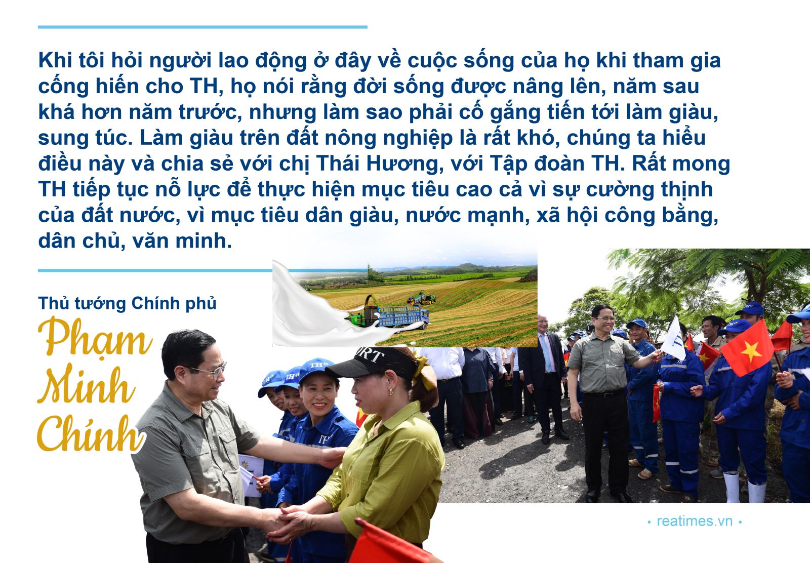 Thủ Tướng Phạm Minh Chính thăm TH