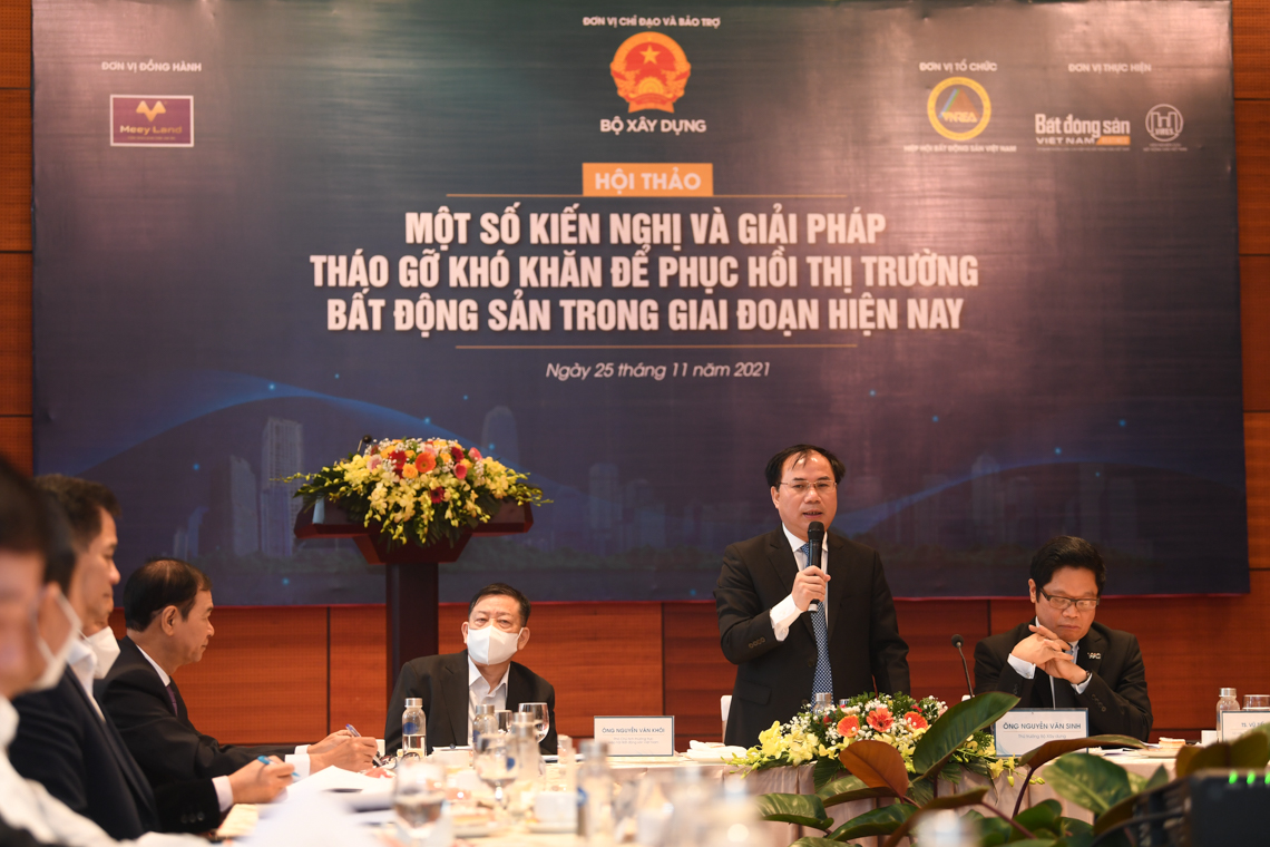 Thứ trưởng Bộ Xây dựng Nguyễn Văn Sinh 