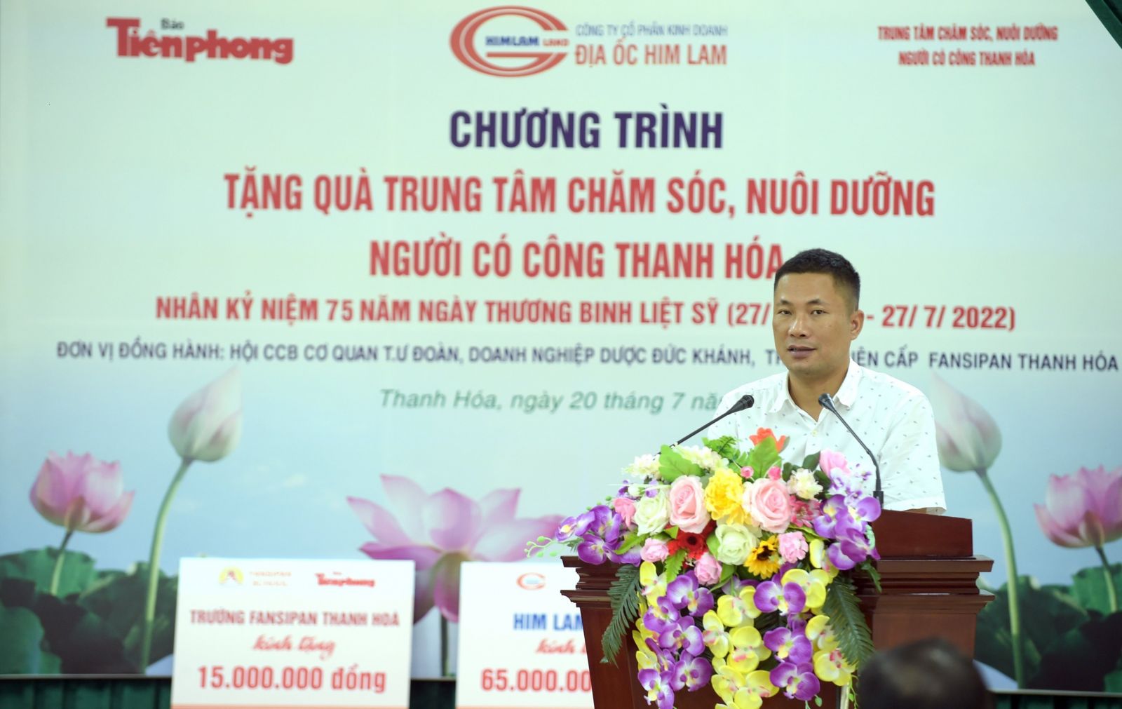 Ông Nguyễn Huy Thiêm – Đại diện Him Lam Land xúc động chia sẻ