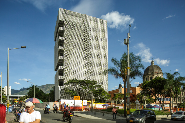 Tòa nhà của Công ty Phát triển Đô thị (EDU) ở Medellin. (Ảnh: Alejandro Arango)