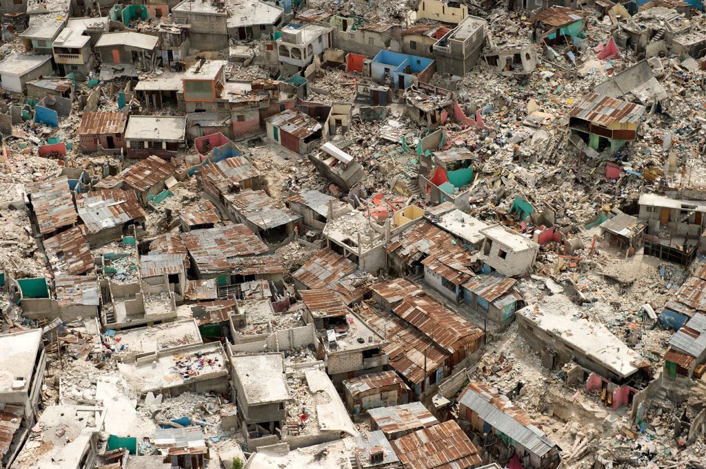 Trận động đất thảm khốc 7,0 độ Richter xảy ra ngay phía Tây Bắc Port-au-Prince, Haiti vào ngày 12/1/2010 được xếp vào một trong 3 trận động đất gây nhiều thương vong nhất mọi thời đại. (Ảnh: Internet)