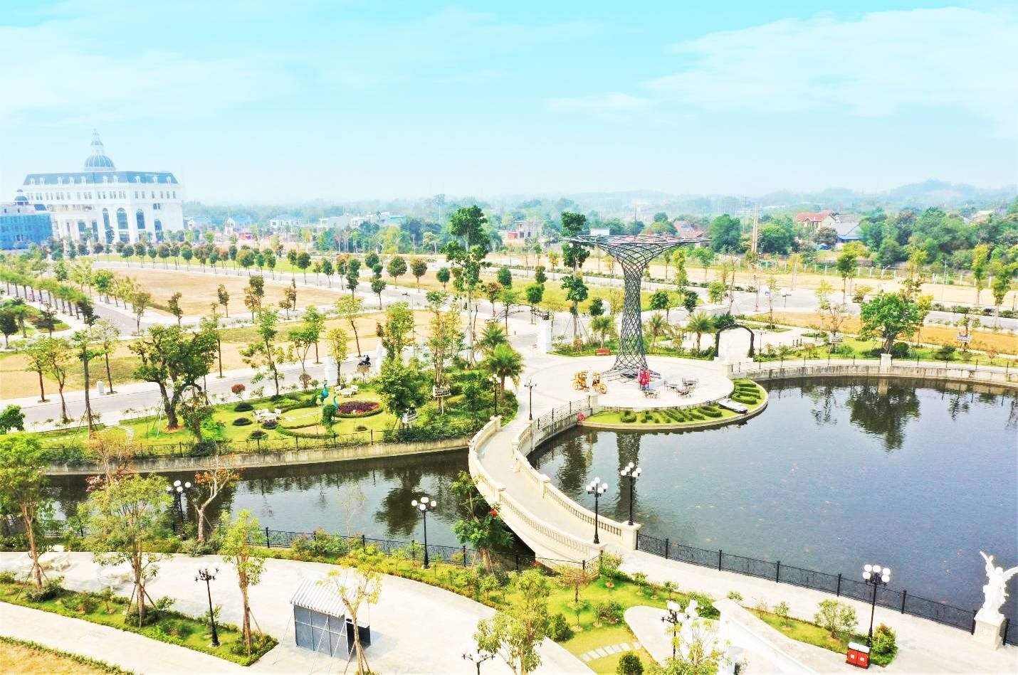 Một góc Danko City ngập tràn sức sống