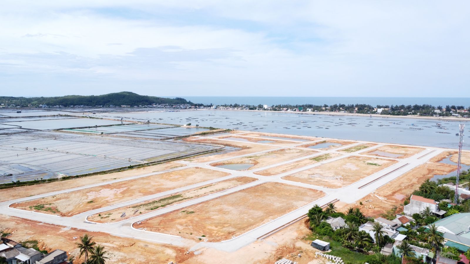 Dự án Khu đô thị Bắc Sa Huỳnh đang triển khai tại huyện Đức Phổ, tỉnh Quảng Ngãi.