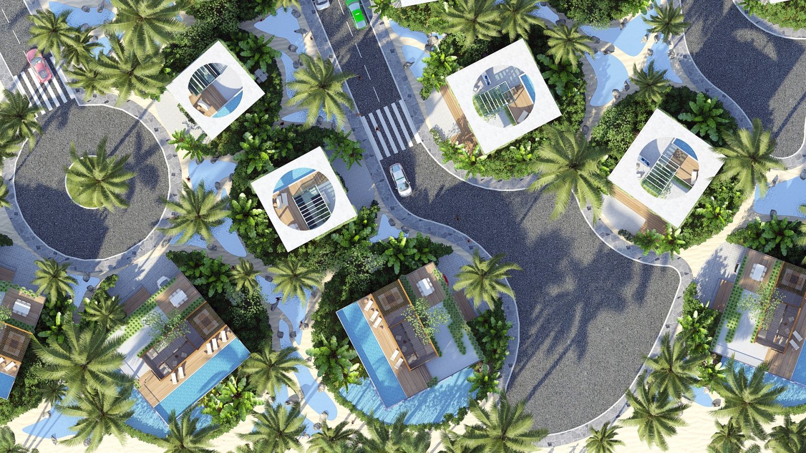 Charm Resort Hồ Tràm được thiết kế theo phong cách Địa Trung Hải
