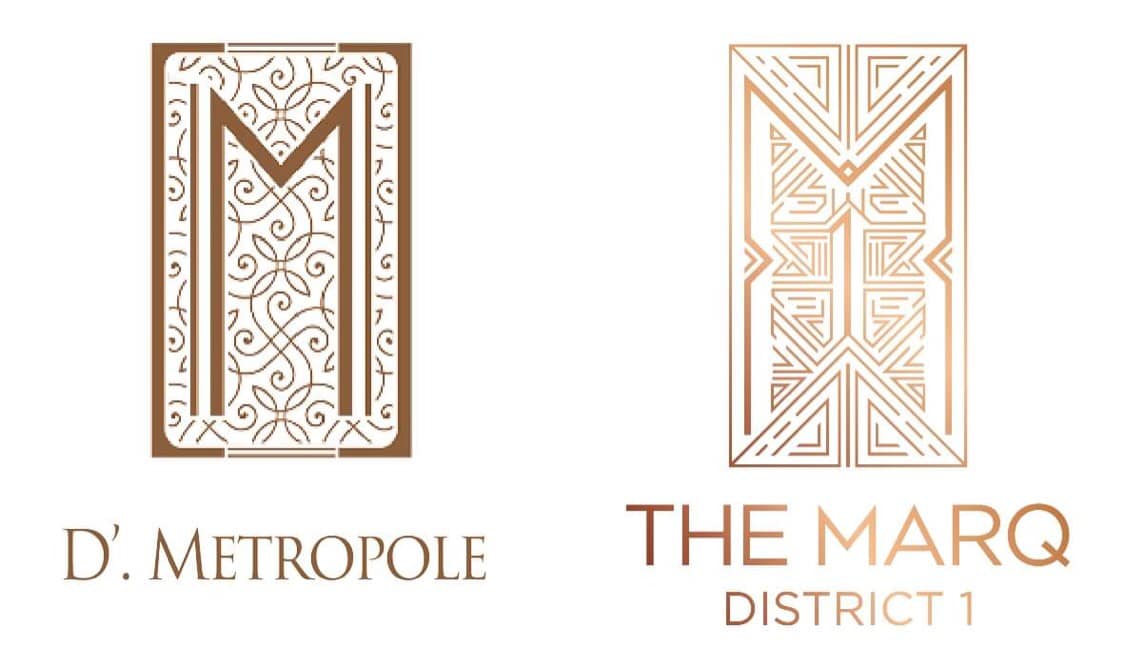 Logo của dự án D.Metropole Hà Tĩnh được thiết kế gần giống với logo của dự án The Marq 
