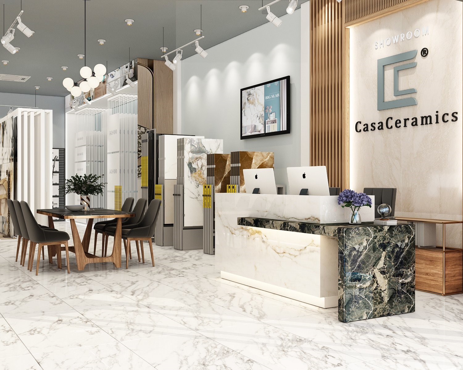 Showroom CasaCeramics - hội tụ tinh hoa gạch ốp lát