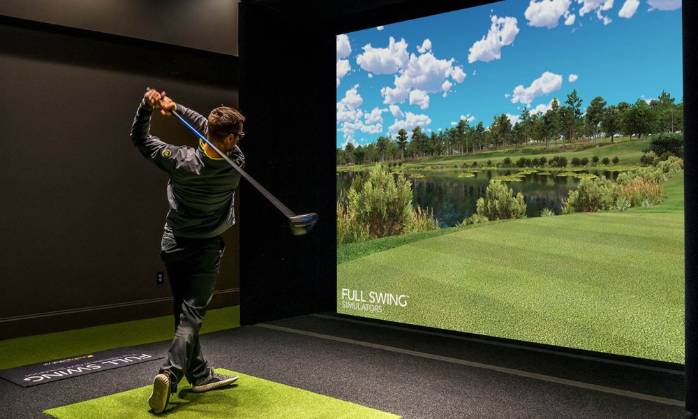 Phòng tập golf giả lập giúp gia tăng trải nghiệm sống cho cư dân. Ảnh minh họa