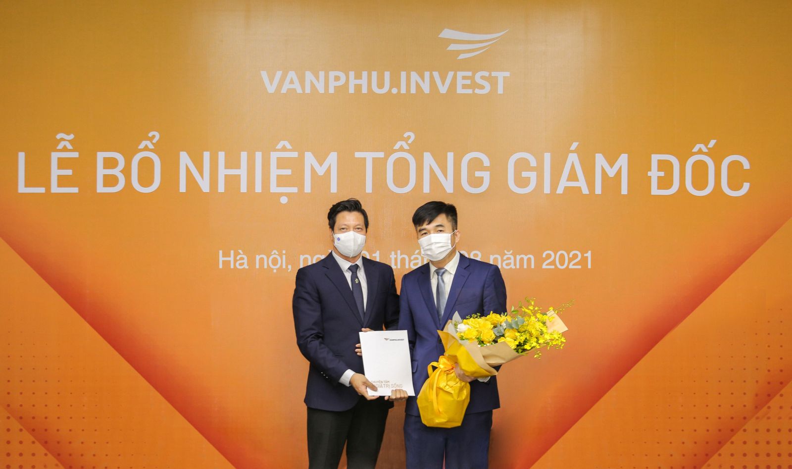 Ông Triệu Hữu Đại nhận quyết định bổ nhiệm Tổng giám đốc Công ty Cổ phần đầu tư Văn Phú – Invest
