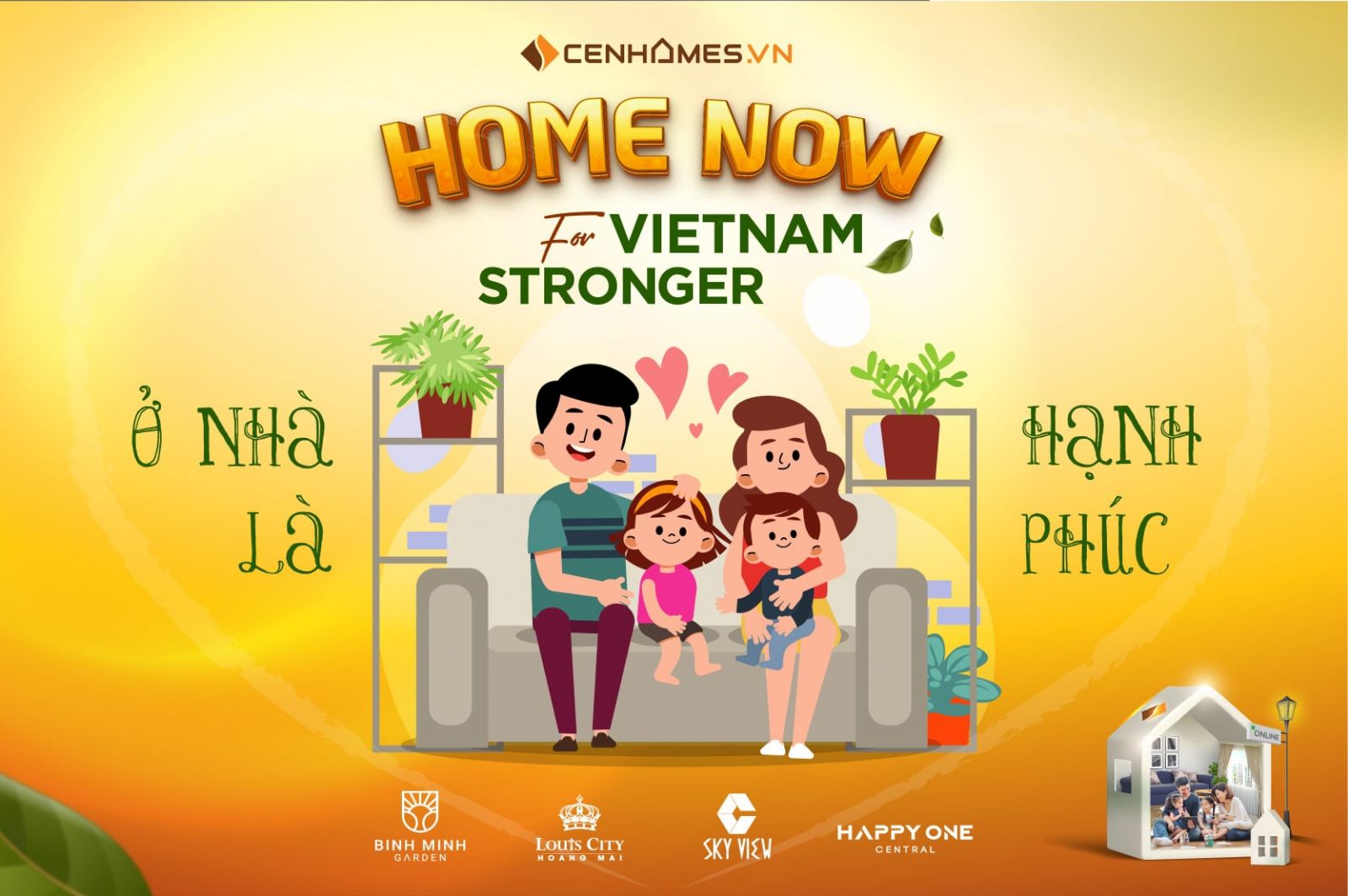Cenhomes.vn cùng hơn 90 triệu người dân Việt Nam, ở nhà lạc quan, ý nghĩa và tạo ra kỳ tích. 