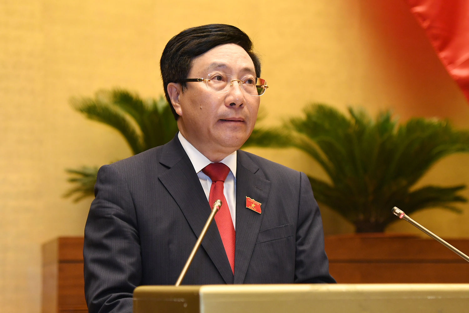 Ủy viên Bộ Chính trị, Phó Thủ tướng Chính phủ Phạm Bình Minh