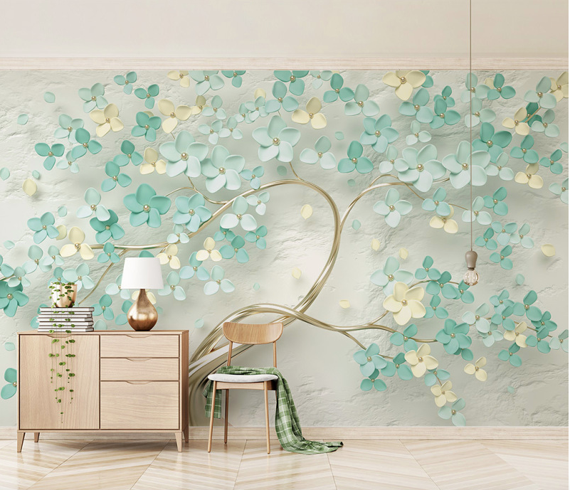 Thay giấy dán tường là một cách đơn giản và dễ dàng để thay đổi thiết kế nội thất