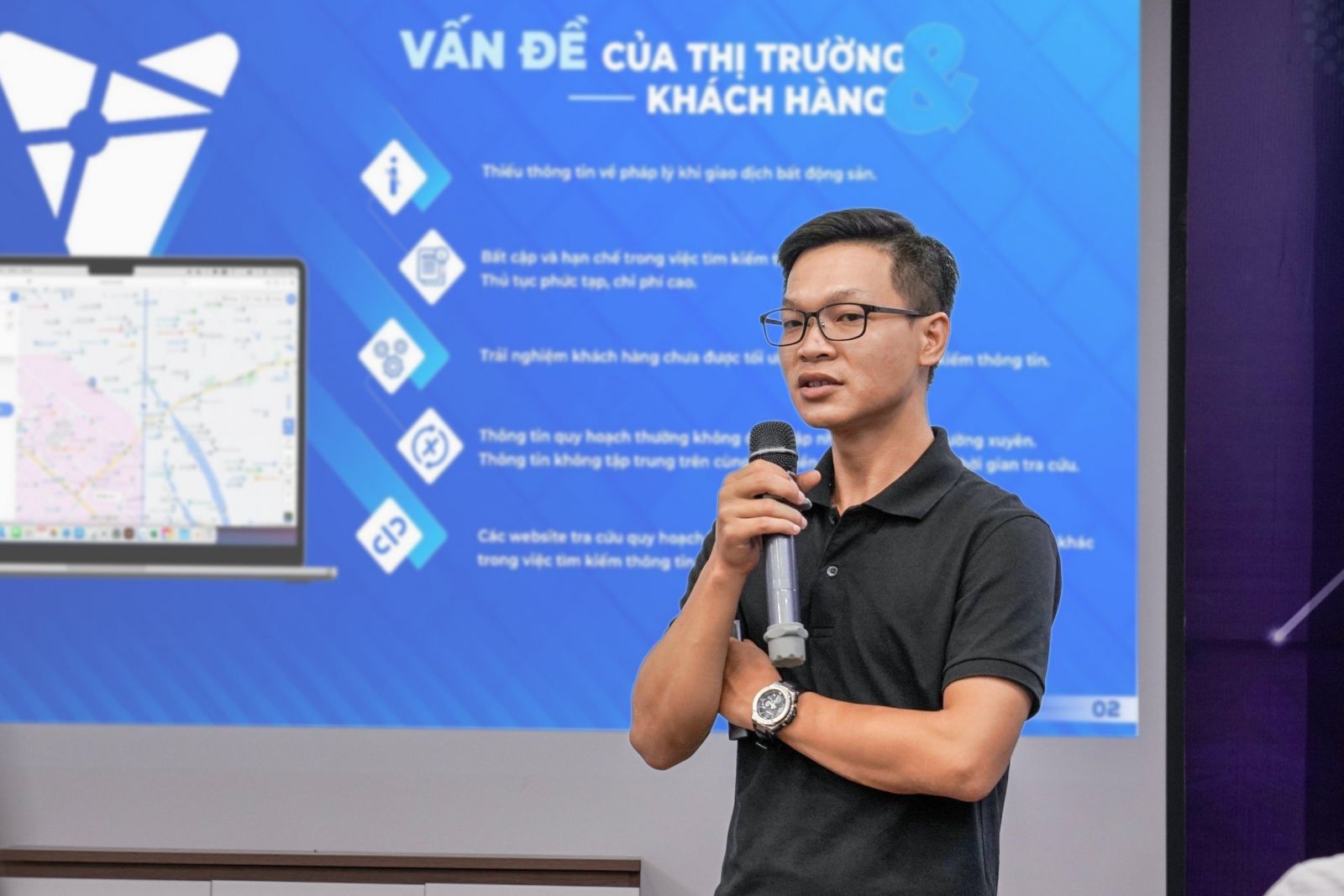 Ông Nguyễn Duy Sơn - Giám đốc Trung tâm Phát triển Hệ thống Thông tin địa lý của Meey Land chia sẻ kỳ vọng về sản phẩm Meey Map trong tương lai.