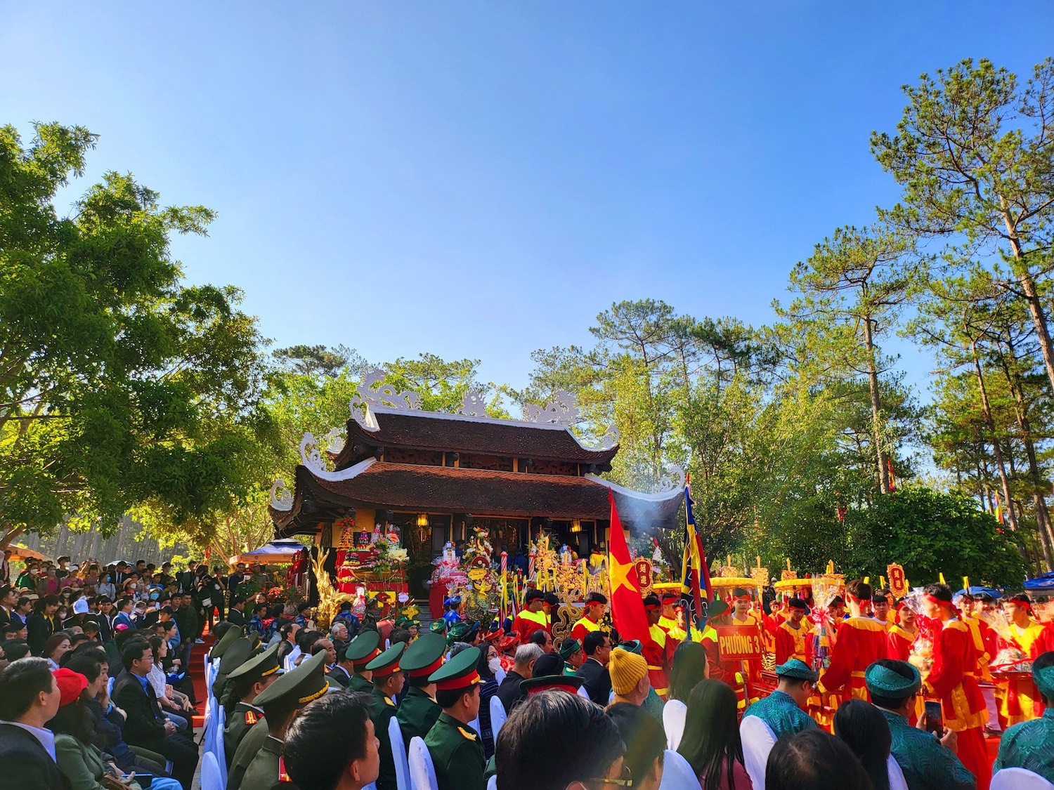 Buổi Lễ được diễn ra tại Đền thờ Âu Lạc, khu du lịch thác Prenn, TP. Đà Lạt, tỉnh Lâm Đồng.