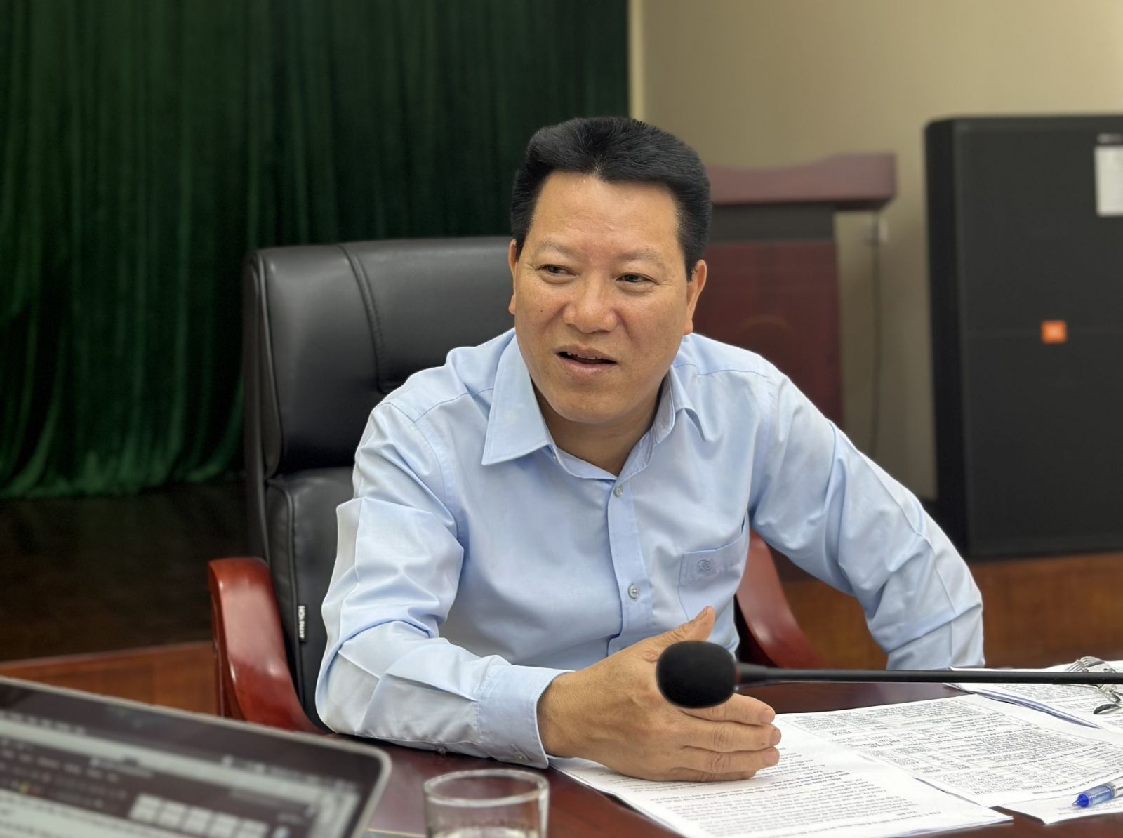 Ông Nguyễn Đức Long - Phó Trưởng Ban Quản lý các khu công nghiệp Bắc Ninh. (Ảnh: Nguyễn Lạc)