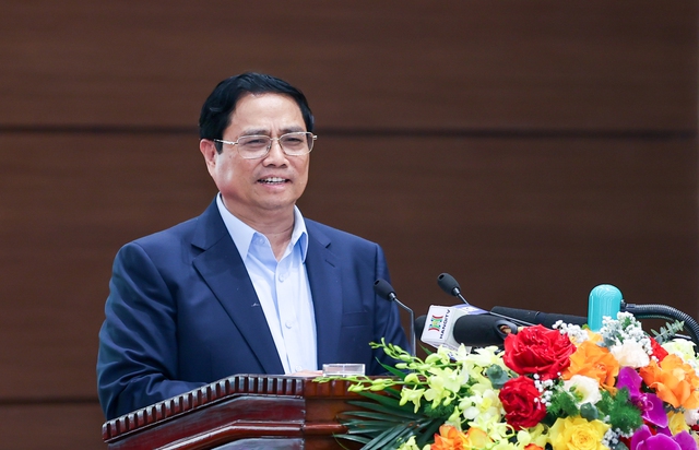Cơ bản đồng tình với các kiến nghị của Hà Nội, Thủ tướng nhấn mạnh các nguyên tắc giải quyết các kiến nghị. (Ảnh: VGP/Nhật Bắc)