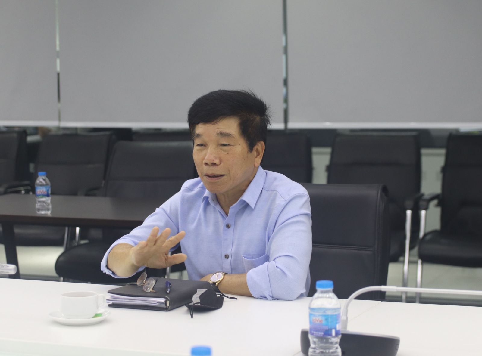 Ông Nguyễn Quốc Hiệp - Chủ tịch Hiệp hội các Nhà thầu Xây dựng Việt Nam (VACC), chủ tịch HĐQT GP.Invest (Ảnh: Reatimes)