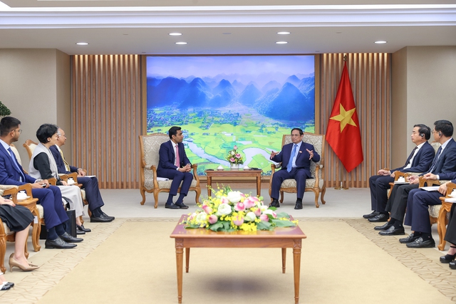 Thủ tướng hy vọng Tập đoàn Adani sẽ phối hợp hiệu quả với các đối tác Việt Nam để có những kết quả cụ thể trong hoạt động đầu tư tại Việt Nam. (Ảnh: VGP/Nhật Bắc)
