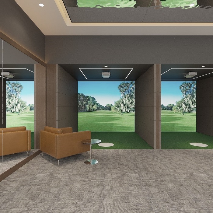 Không gian golf 3D cho việc rèn luyện môn thể thao quý tộc tại BMG Hà Nội