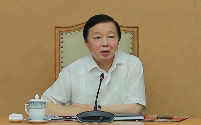 Phó Thủ tướng Trần Hồng Hà: Quy hoạch chung Thủ đô Hà Nội phải quan tâm đến không gian ngầm và hạ tầng ngầm; định hướng mở rộng không gian phát triển đô thị mới. (Ảnh: VGP/Minh Khôi)