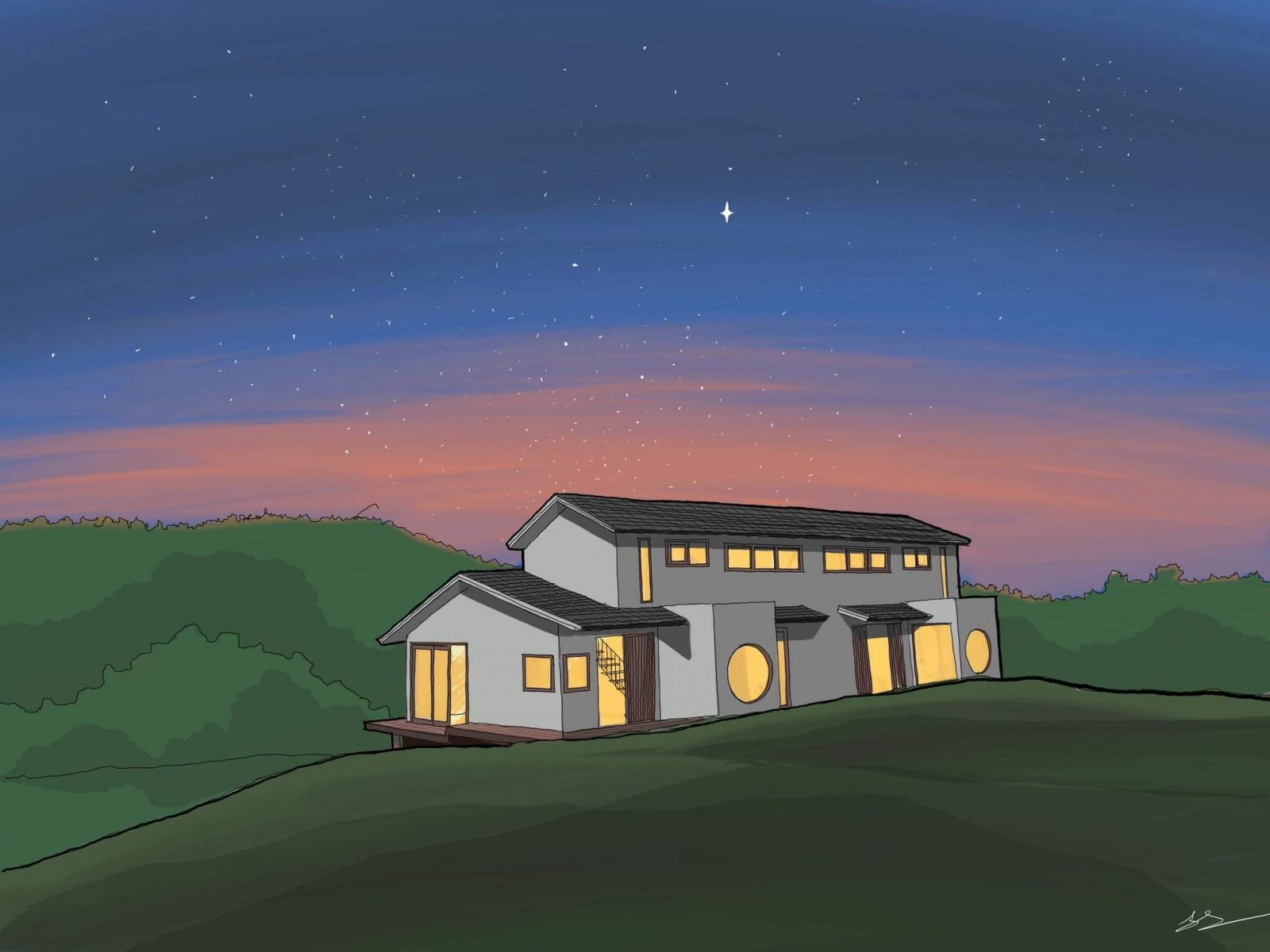 Ngôi nhà bên sườn đồi đẹp như tranh của cặp vợ chồng trẻ bỏ phố về quê