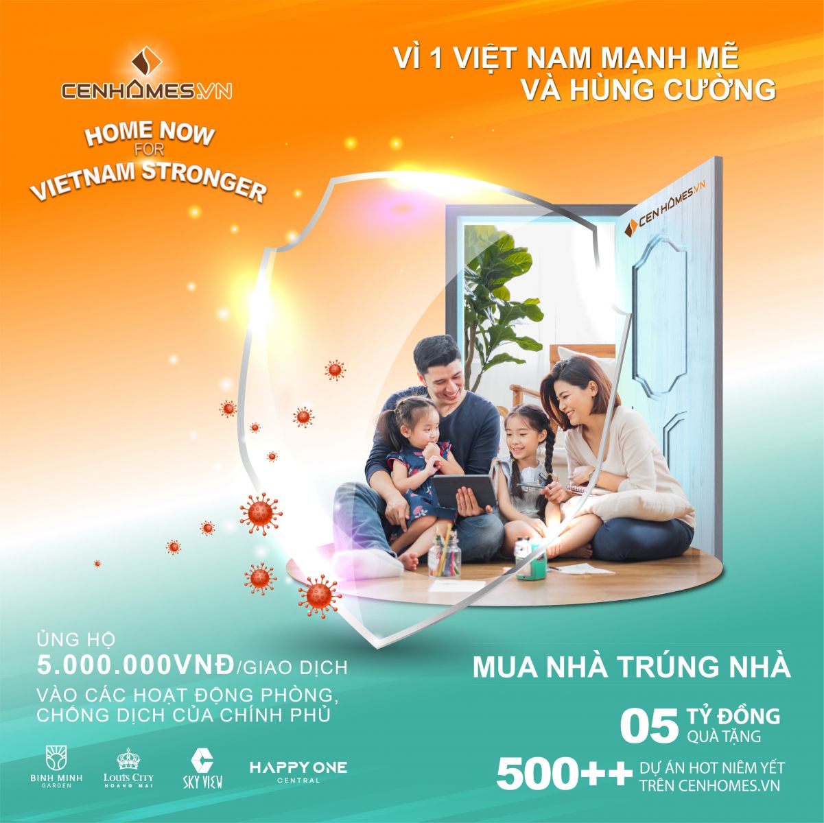 Home now for Vietnam Stronger mang tới cơ hội sở hữu nhà cho hàng ngàn gia đình