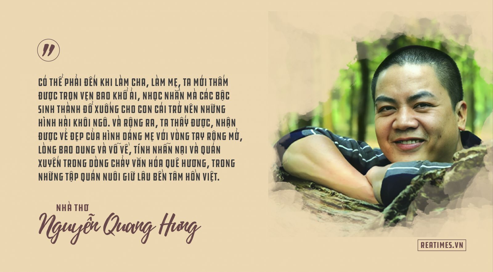 Quê mẹ nhà thơ Nguyễn Quang Hưng