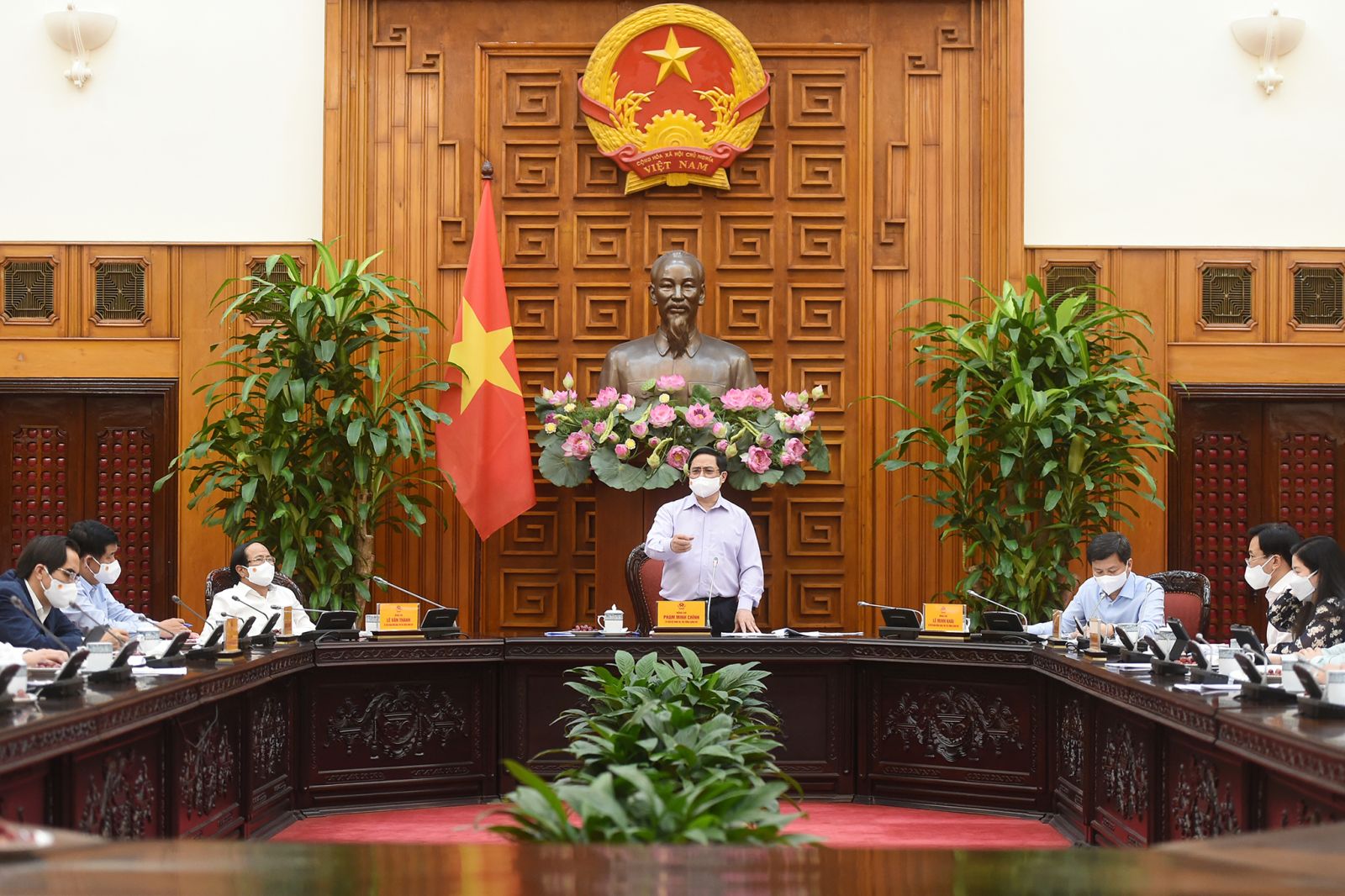 Thủ tướng Phạm Minh Chính nhấn mạnh tinh thần giải quyết khó khăn cho địa phương, người dân và doanh nghiệp là: Không nói không, không nói khó và không nói có mà không làm.