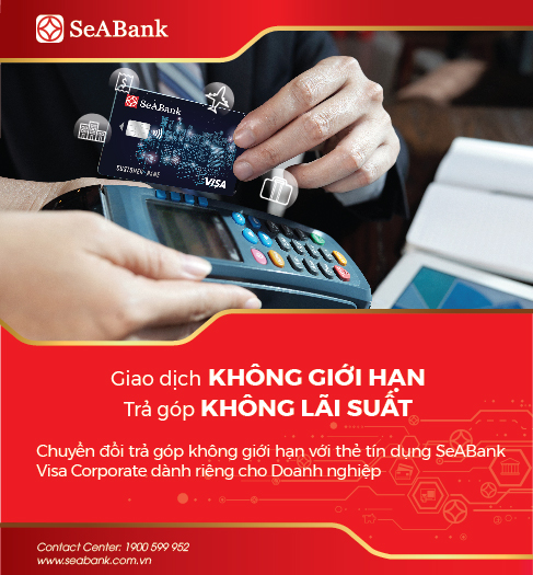Thẻ tín dụng SeABank Visa Corporate 