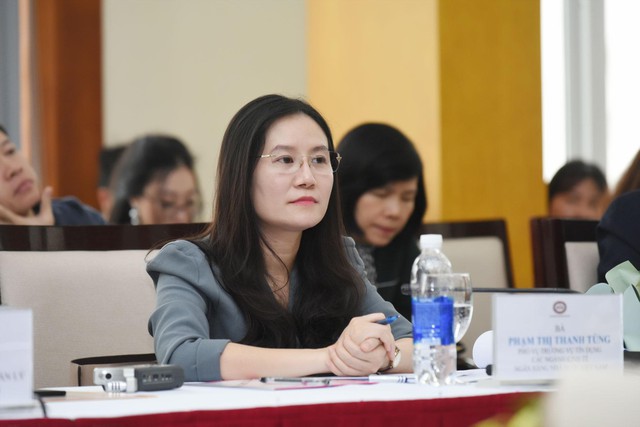 Bà Phạm Thị Thanh Tùng, Phó Vụ trưởng Vụ Tín dụng các ngành kinh tế