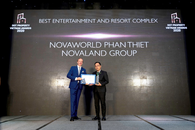 Đây là lần thứ 2 Dự án NovaWorld Phan Thiet được bình chọn là Tổ hợp giải trí và nghỉ dưỡng tốt nhất Việt Nam.