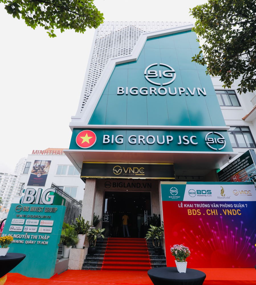 Văn phòng của Tập Đoàn Big Group cũng là nơi hỗ trợ cho những người dùng trên nền tảng BDS Invest tại Việt Nam