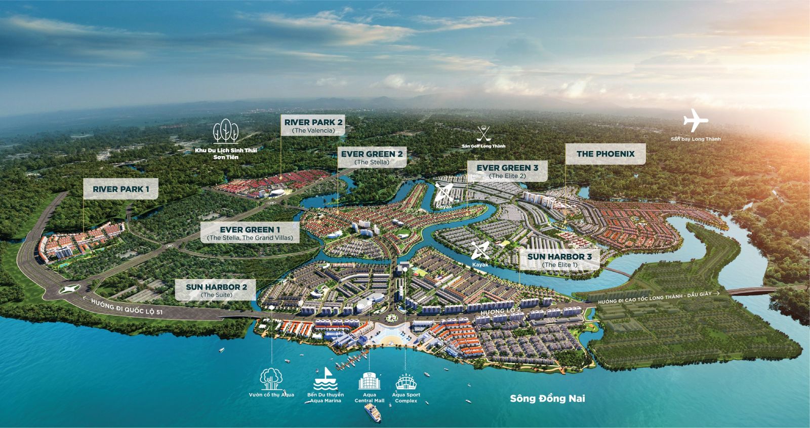 Aqua City dẫn dắt nguồn cung bất động sản phía Đông TP HCM trong hai năm qua. 