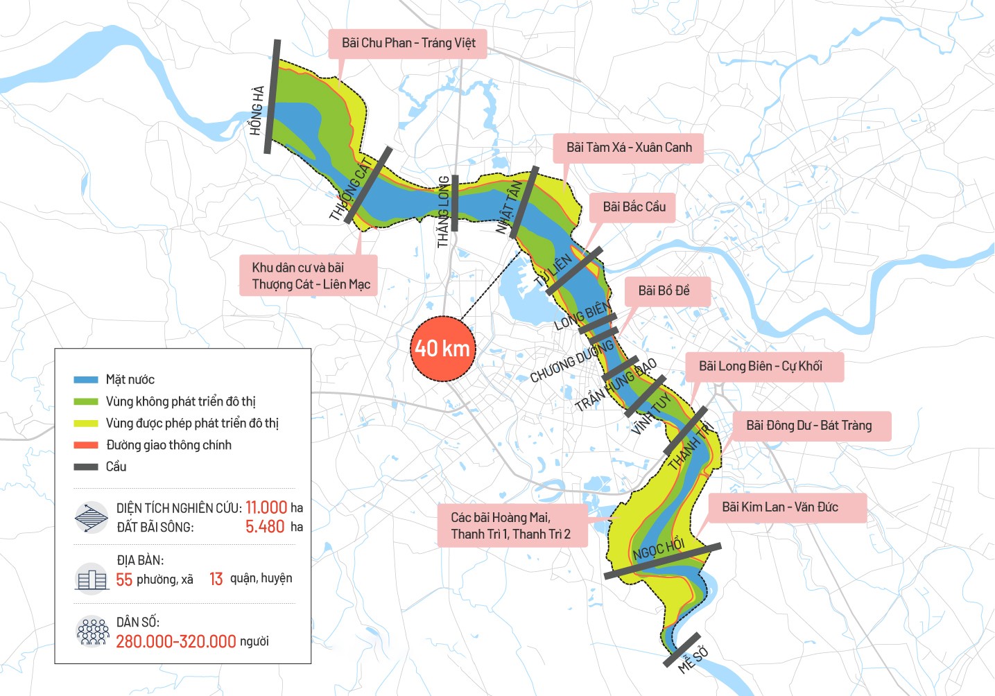 Quy hoạch phân khu đô thị sông Hồng dự kiến sẽ được phê duyệt vào tháng 6/2021