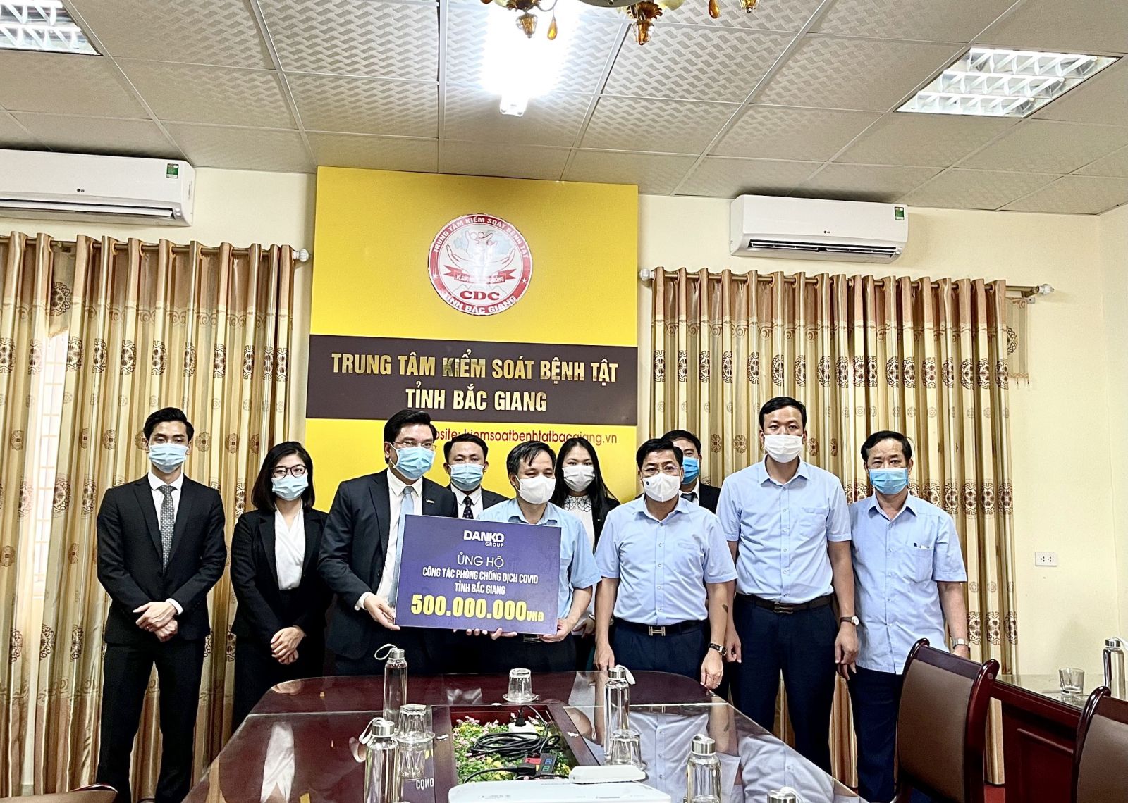 Danko Group hỗ trợ tỉnh Bắc Giang trong công tác phòng chống dịch Covid -19