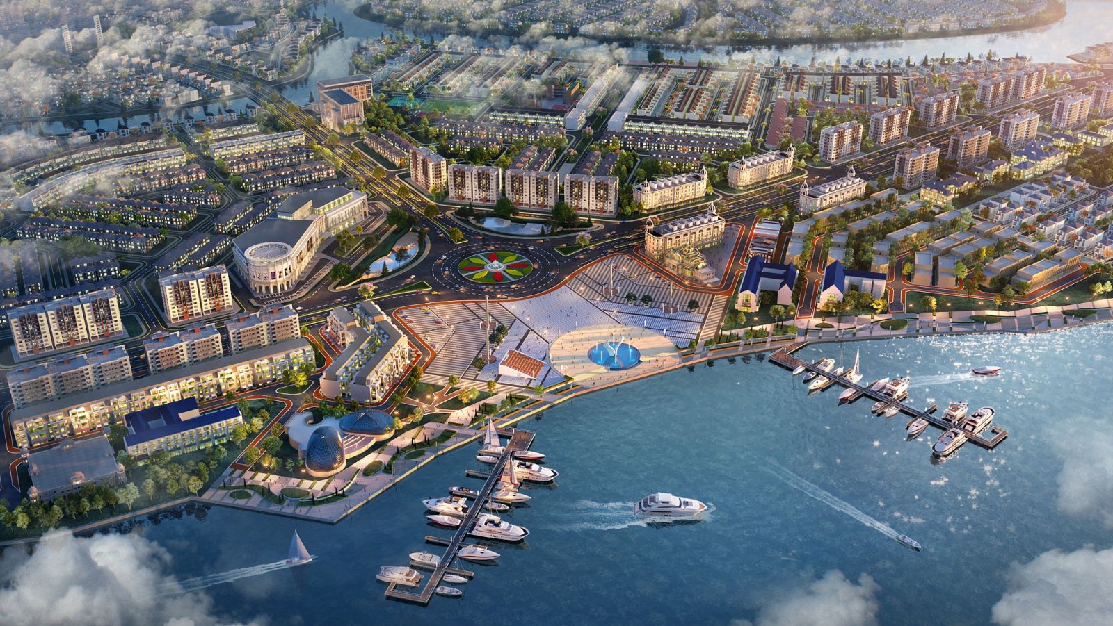 Tọa lạc ngay vị trí lõi trung tâm khu đô thị, Aqua Marina được quy hoạch như một tổ hợp vui chơi giải trí mua sắm đẳng cấp thỏa mãn lối sống đỉnh cao của cư dân và du khách thượng lưu.