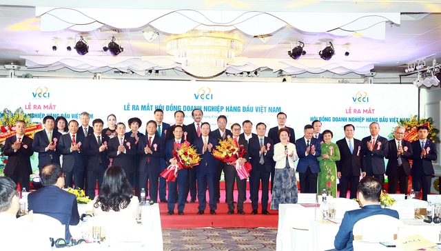 Lễ ra mắt Hội đồng Doanh nghiệp hàng đầu Việt Nam - Ảnh: VGP/Hải Minh