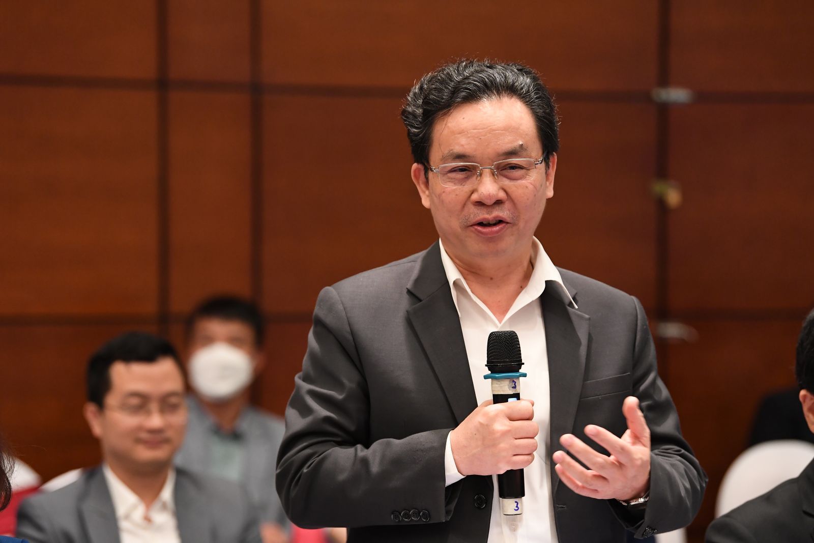 GS.TS Hoàng Văn Cường, Phó Hiệu trưởng Trường Đại học Kinh tế Quốc dân. 