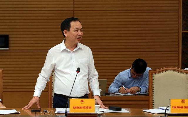Phó Thống đốc Thường trực Ngân hàng Nhà nước Đào Minh Tú cho biết các ngân hàng đã sẵn sàng giải ngân gói tín dụng 120.000 tỷ đồng dành cho lĩnh vực nhà ở xã hội - Ảnh: VGP/Minh Khôi