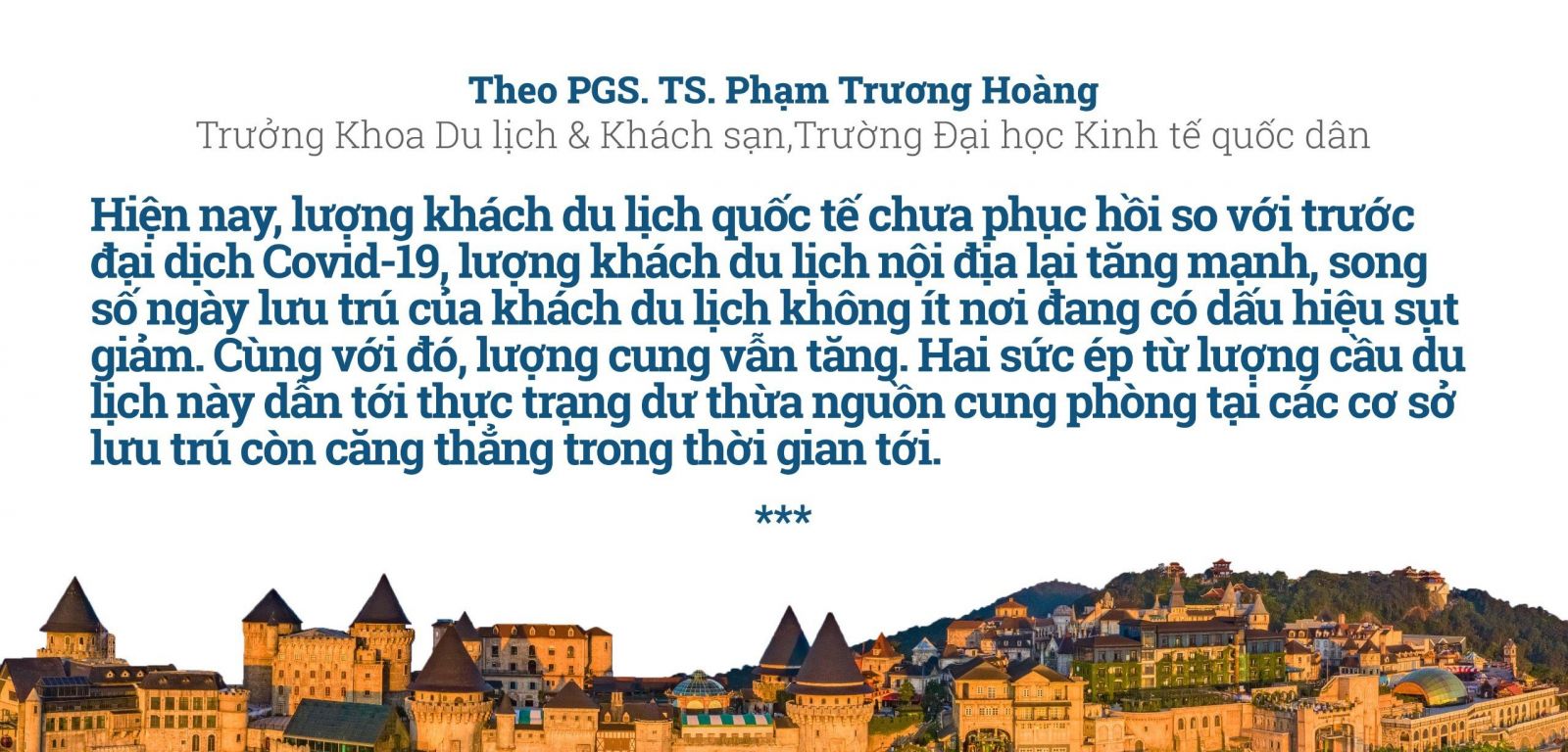 PGS. TS. Phạm Trương Hoàng: “Sức khoẻ” doanh nghiệp bất động sản du lịch vẫn còn “yếu”- Ảnh 1.