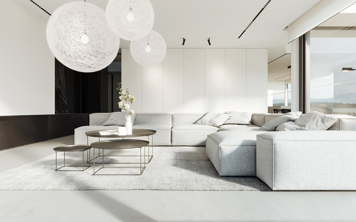 Sử dụng ánh sáng trong trang trí nội thất minimalist là điều không thể thiếu trong thiết kế 
