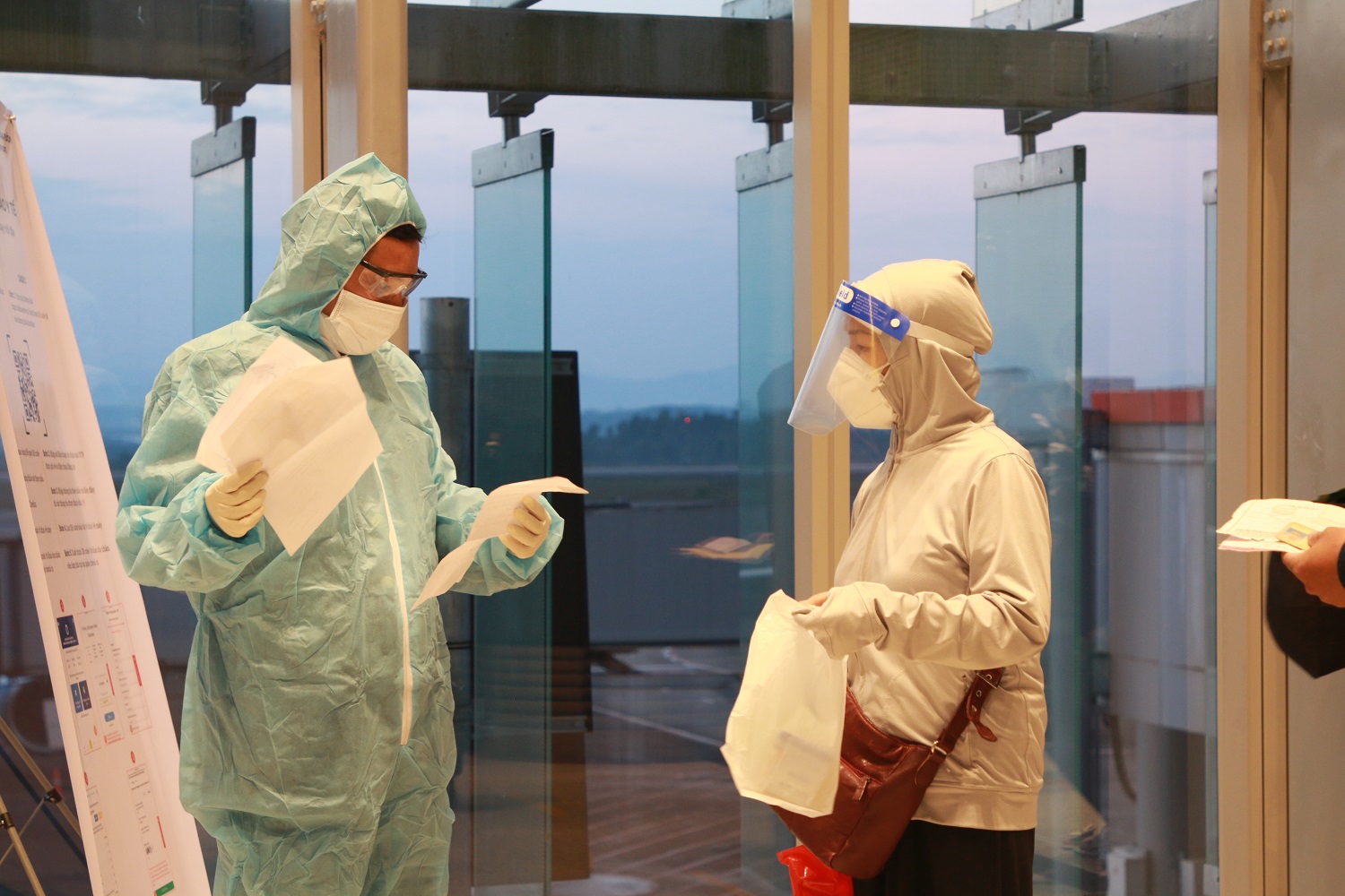 Quy trình phòng chống dịch an toàn của Sân bay Vân Đồn đã được chứng minh qua hoạt động vận hành trong 2 năm qua